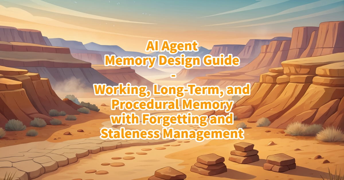 AI Agent Memory Design Guide - Working, Long-Term, and Procedural ...
