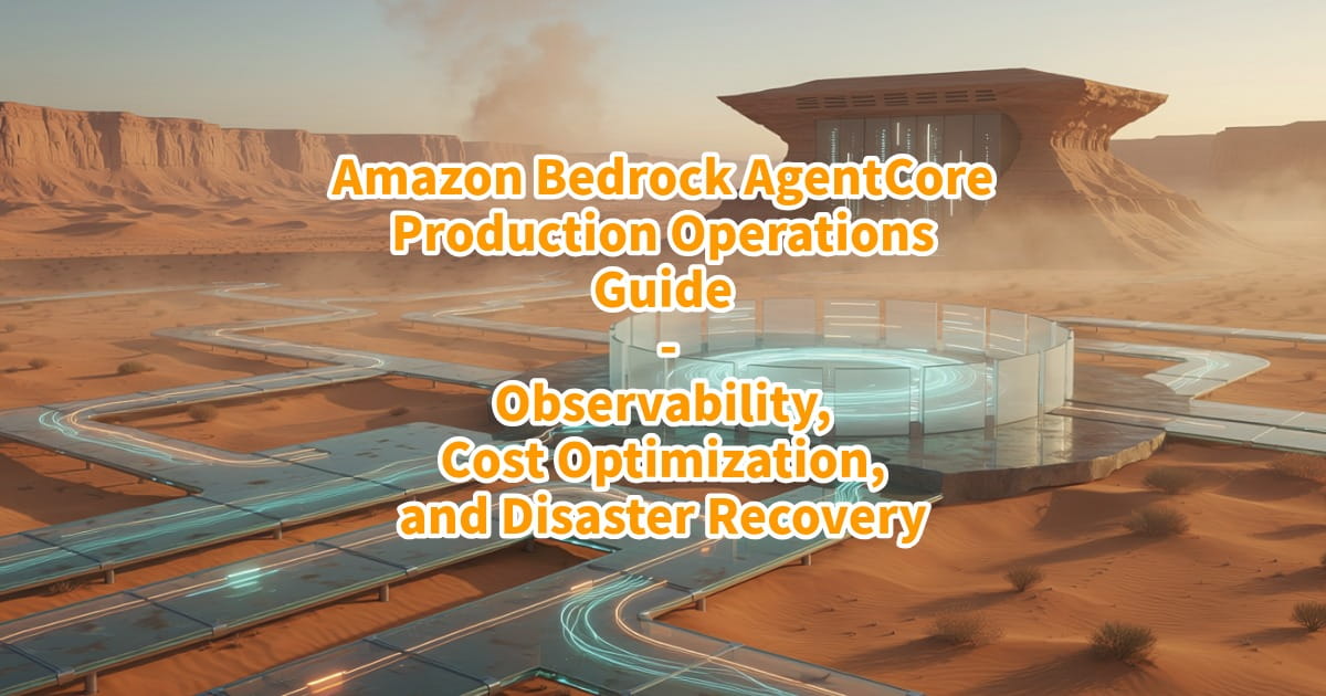 Amazon Bedrock AgentCore Production Operations Guide - Observability ...