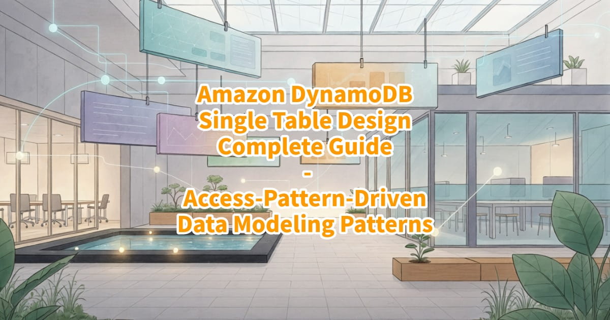 Amazon DynamoDB Single Table Design Complete Guide - Access-Pattern ...