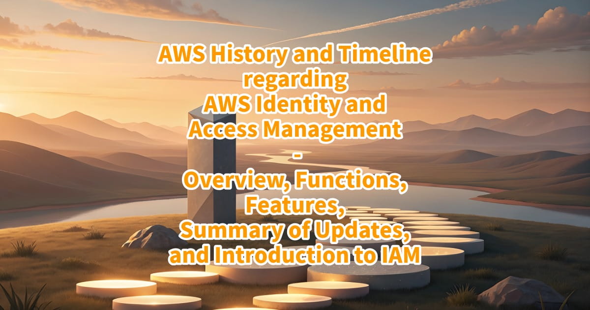 AWS History and Timeline regarding AWS Identity and Access Management ...