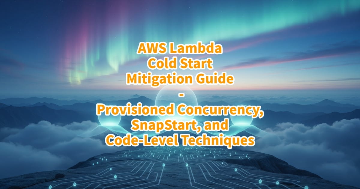 AWS Lambda Cold Start Mitigation Guide - Provisioned Concurrency ...
