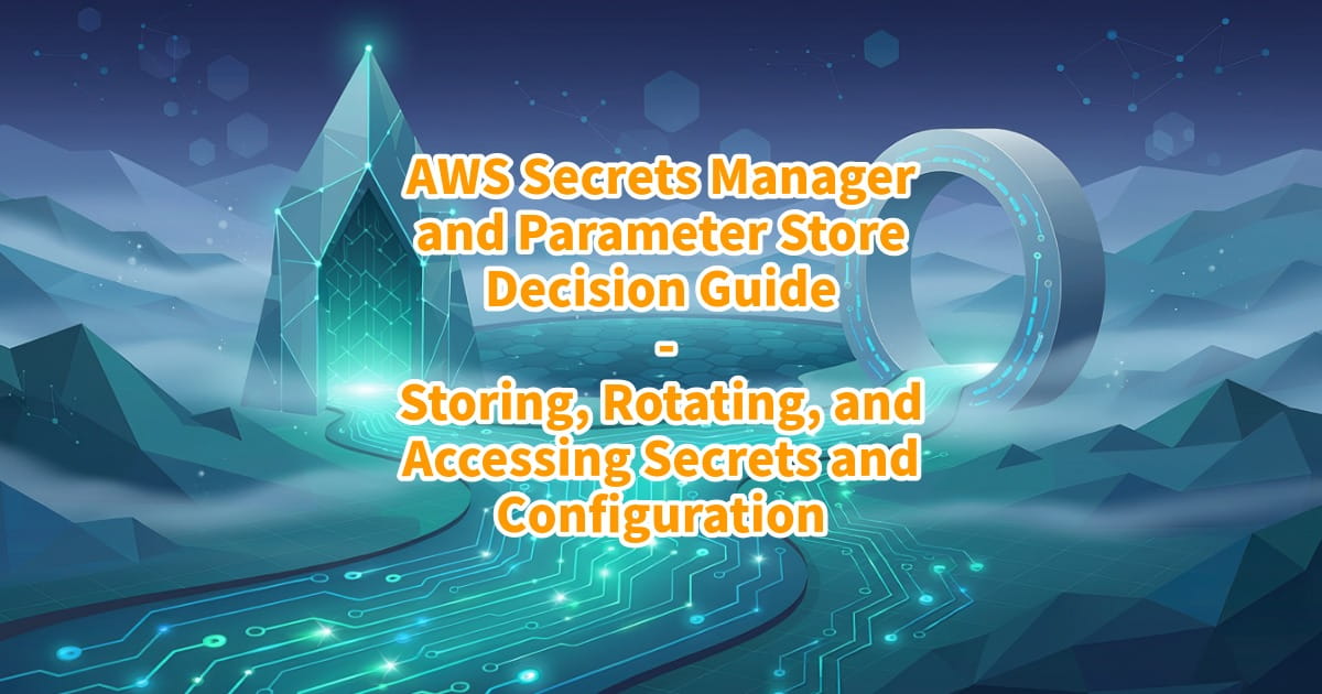 AWS Secrets Manager and Parameter Store Decision Guide - Storing ...