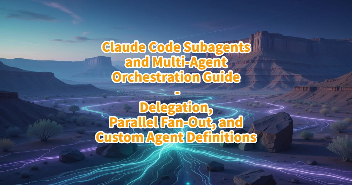 Claude Code Subagents and Multi-Agent Orchestration Guide - Delegation ...