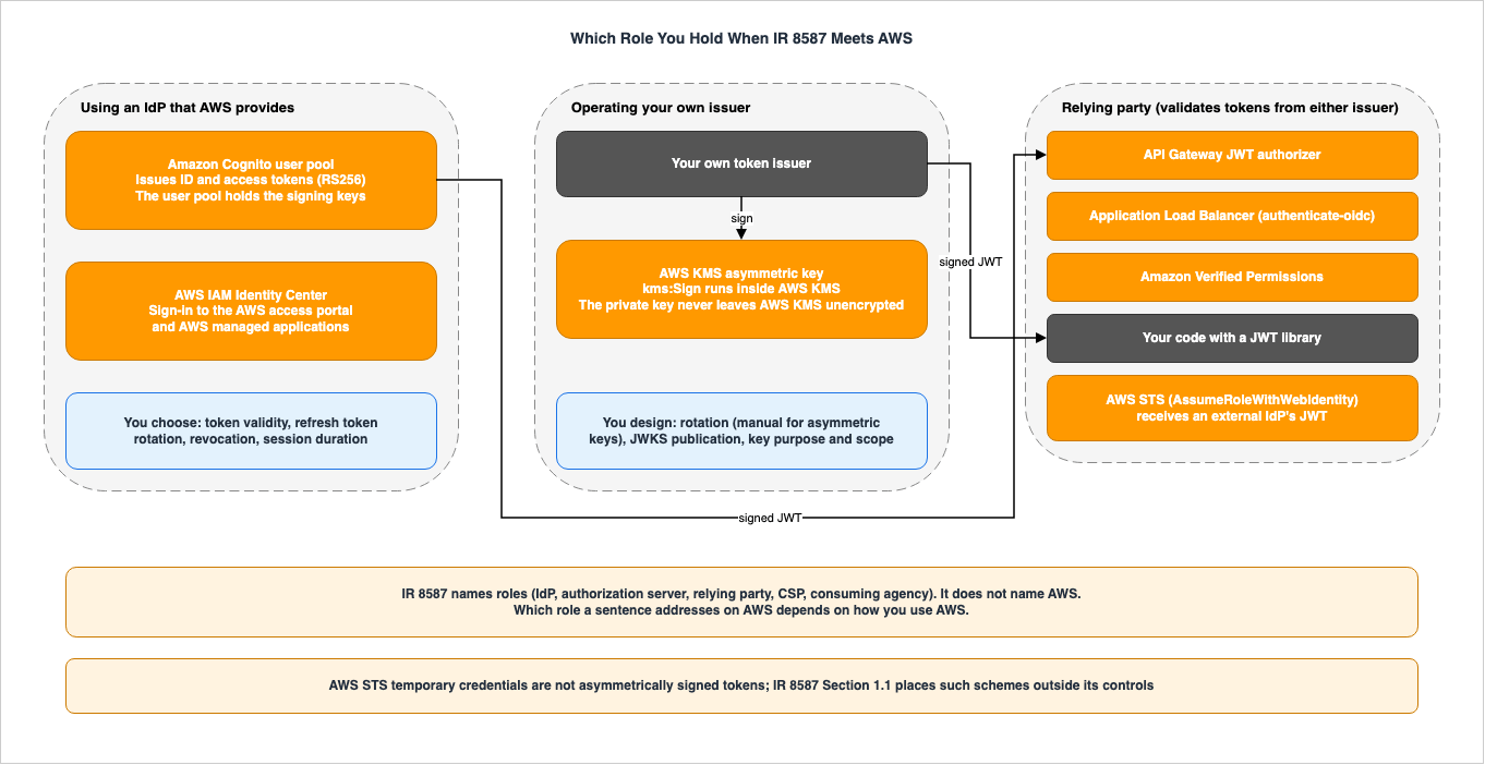 Which Role You Hold When IR 8587 Meets AWS